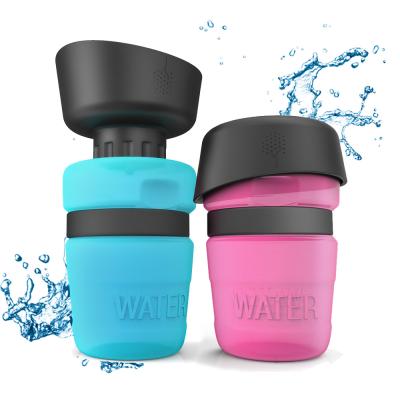 China Viable Functional Outdoor Portable Dog Water Bottle Travel Silicone Water Bottle Pet Dog Water Bottle for sale