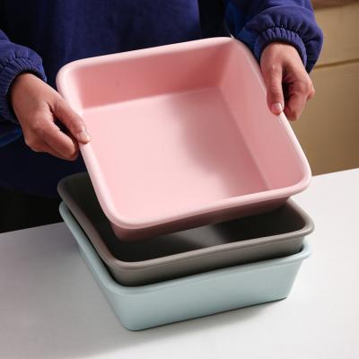 China Stored Kitchenware Microwave Safe Color Glazed Pie Dish Nordic Baking Square Ceramic Baking Dishes for sale