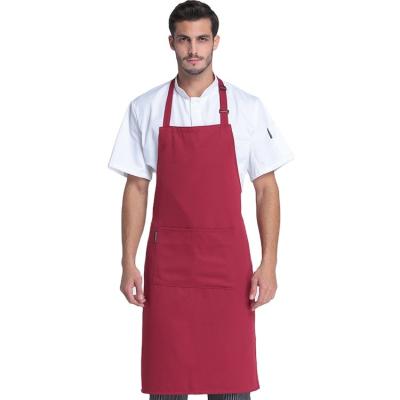 China Modern Design Low Price Professional Chefs Colorful Stripe Apron For Kitchen BBQ Grill for sale