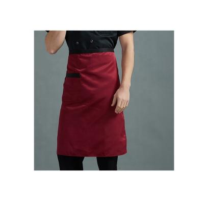 China Modern Design Wholesale Professional Unisex Black Chef Apron For Kitchen Cooking Cleaning for sale