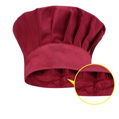 China Fashion Available Modern Desgin Various Colors Printing Custom Logo Kitchen Cooking Cloth Chef Hat for sale