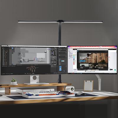 Κίνα Δύο κεφαλές 30.9INCH 24W 3CCT 10LEVEL αφαιρούμενο Clip Desk Lamp Για γραφείο Clamp Δωμάτιο εργασίας προς πώληση