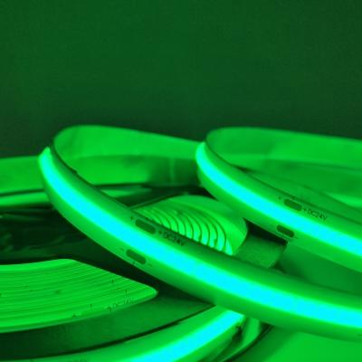 Cina Certificato colore verde sigle LED Strip Lights Cob con 480 LED 24V Dimmabile per soluzioni di illuminazione colorate in vendita