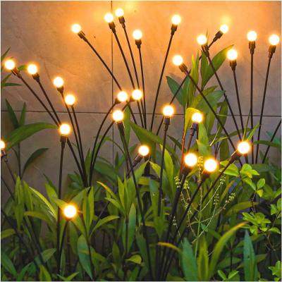 China Modern LED Solar Firefly Lights Outdoor Lighting Waterproof Stake Lights Charging Time 6-8 Hours for sale