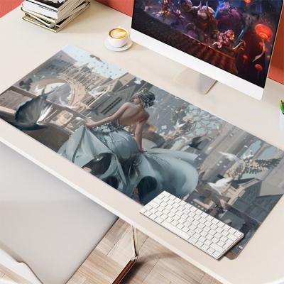 China Unique PASSIONATE Custom Shape Ergonomic Keyboard and Mous Mat Best Customizable 900X400 Large Speed ​​Marble Mouse Pad for sale