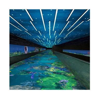 China 2021 Interactive Immersive Sky Screen 3D Screen Latest Theme Full Holographic Naked Eye Application Immersive Sky Screen for sale