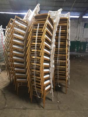 China Hotel chair stacking white aluminum hotel banquet chiavari chairs for sale for sale