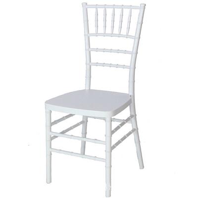 China White wedding solid wood chiavari chair for dining for sale