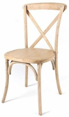 China Solid Wood X Chair, Rattan Seat Cross Back Chair, Birch Wood Cross Back Chair for sale