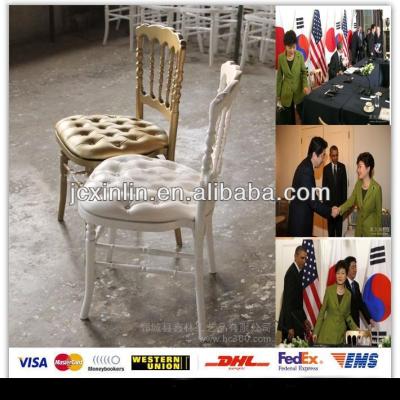 China Solid Wood 2014 Popular European Clear Resin Napoleon Chairs for sale