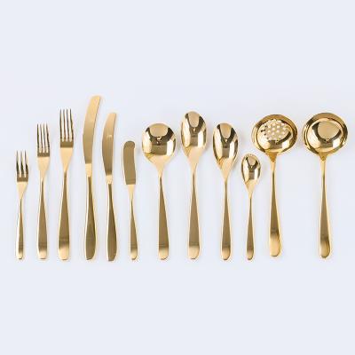 China Viable Tableware Royal Style Stainless Steel Cutlery Set Household Western Items For Wedding Party Business Gift Cutlery for sale