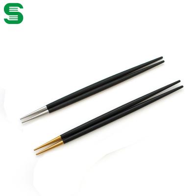 China Viable New Style Modern Stainless Steel Chopsticks Polymer Material Handle Chopsticks for sale