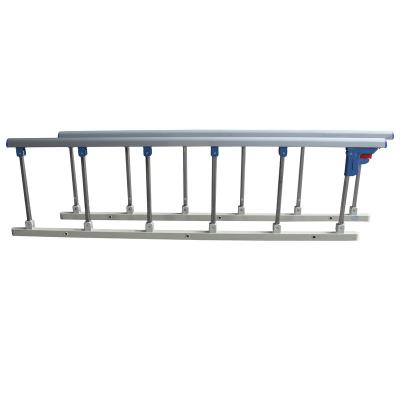 China 6 Column Foldable Aluminum Hospital Bed Fencing Folding Medical Bed Side Rail for sale