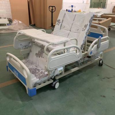 China Multifunctional Cheap Price Factory Supply Electric And Manual Home Nursing ABS Side Rail Of Luxurious Bed With Toilet for sale