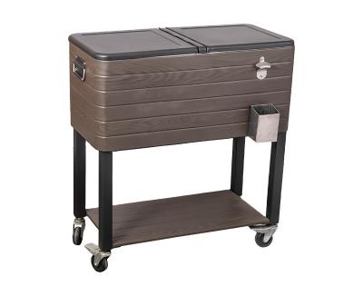 China Mobile Party Portable Optional Cold Bar Viable Different Colors Cooler Box For Cart for sale