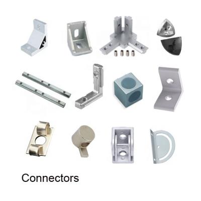 China Professional Carbon Steel Manufacturer Sells Aluminum Profile Fastener T Slot Aluminum Profile Accessories With Nuts And Bolts for sale