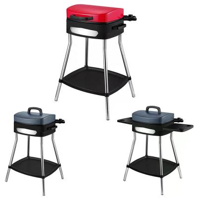 China Latest Design Detachable Adjustable Height For Easy To Move Smokeless Portable Yard Camp BBQ Grill Electric Grill for sale