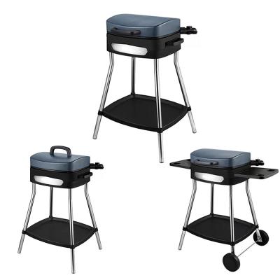 China High Quality Adjustable Size Detachable For Yard Easy Camp Storage Smokeless Portable BBQ Grill Electric Grill for sale