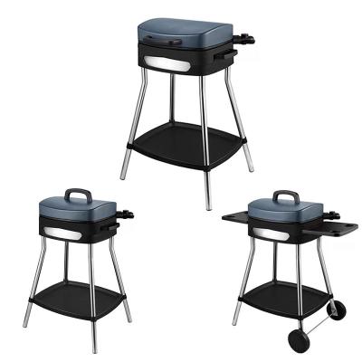 China Latest Adjustable Height Design Easy To Move Portable Smart Electric BBQ Grills Outdoor Camp Yard for sale