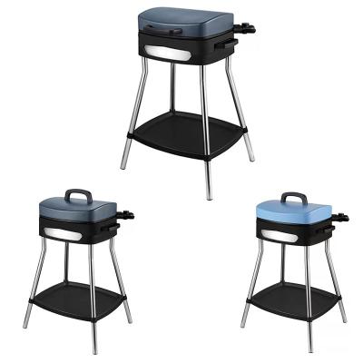 China Latest Style Adjustable Height Standing Strong Lift Outdoor Yard Portable Electric Barbecue Grills for sale