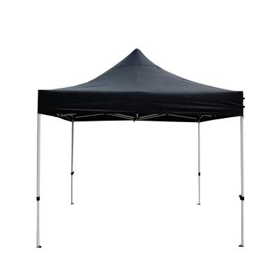 China Water proof; Wind proof; Outdoor Garden UV Resistance 3x3m 10x10ft Black UV Resistance Trade Show Advertising Event Marquee Gazebo Portable Folding Tent for sale