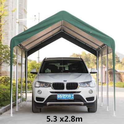 China Water proof; Wind proof; Wholesale Outdoor Portable UV Resistance Easy Burnout Folding Car Garage Shelter Parking Tent For Cars for sale