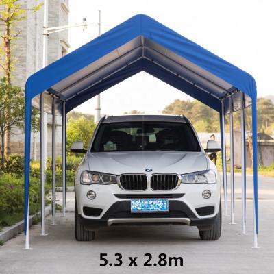 China Water proof; Wind proof; Wholesale UV Resistance Folding Steel Structure Outdoor Portable Car Garage Shelter Parking Tent For Cars for sale