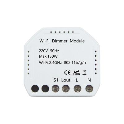 China CNSKOU 1 Channel Light Dimming Control Support Alexa Google Home Smart Wifi Dimmer Module W-D01 for sale