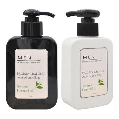 China Whitening Private Label Face Moisturizer Detergent Lotion Vegan OEM Style Acid Green Tea Anti OIL Men's Skin Care for sale