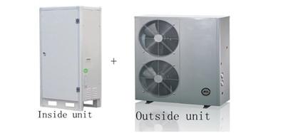 China 50hz/60hz House Heating Heat Pump with R407C for sale