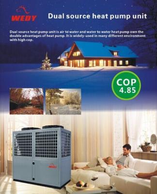 China Dual source heat pump for sale