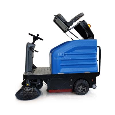 China OCM-C1260 factory cleaning driveway sweeper turn-on industrial vacuum road sweeper road sweeper for sale