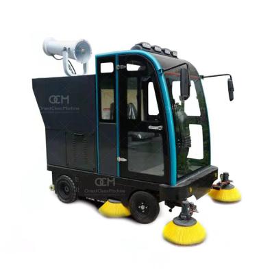 China OCM-E900 (HFS) Power Residue Free Outdoor Sweeper Floor Sweeper Wet Critical Cleaning/Industrial Ride On Road Sweeper for sale