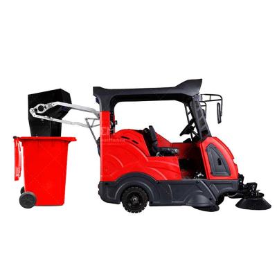 China Construction Material Stores OCM-X11 Airport Runway Sweeper Truck Outside Ride On Road Sweeper Sidewalk Sweeper For Sale for sale