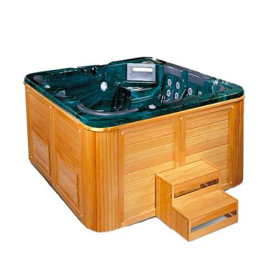 China Modern Modern Green Massage Spa Whirlpool Bathtubs For Outdoor for sale