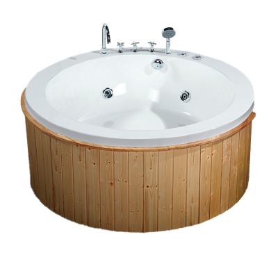 China Modern Cheap Outdoor Massage Bathtub Supplier Round Acrylic Surfing Spa Hot Tubs for sale