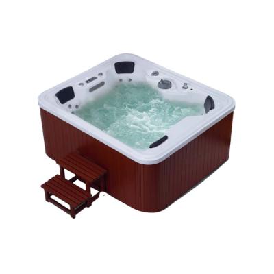 China Factory Supplier Modern 4 People Acrylic Massage Bathtub Spa Cheap Outdoor Hot Tubs for sale