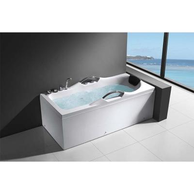 China New Design Freestanding Indoor Corner Whirlpool Bathtub Acrylic Massage Bathtubs For Massage Jets In Bathroom for sale