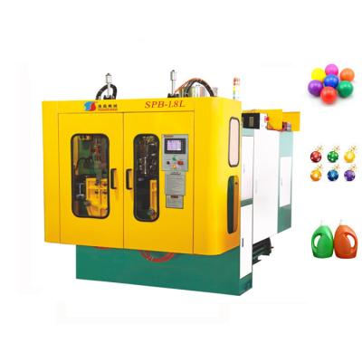 China Bottle single station jerrycan extrusion blow molding machine 5 liter HDPE PE extrusion plastic bottle blow molding machine for sale