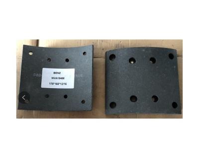 China Non-Asbestos Wva19486 Shoe Brake Lining Manufacturer For Man, Mercedes Benz for sale