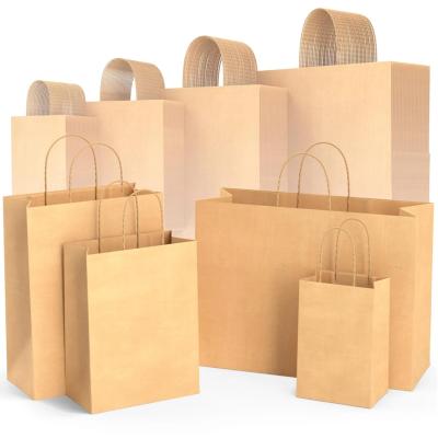 China 100% Recyclable Customize Design Kraft Fancy Shopping Paper Bag Printing Custom Item Weather Gsm Craft Gift OEM Industrial Outdoor Packaging Pcs for sale