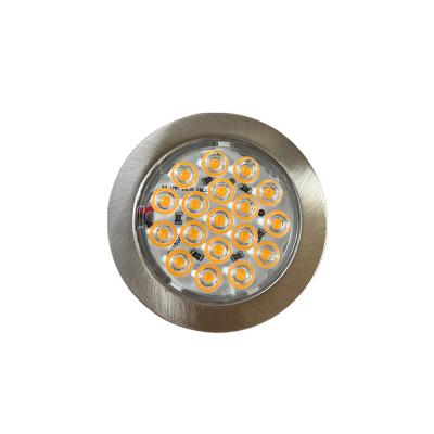 China 12VDC Mini LED Auto Cabin Light 2W Recessed Spotlight Super Slim for sale