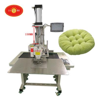 China Automatic Head Pillow Lift Sewing Machine Pattern Edge Trimmer Cushion Sewing Machine For Pillow Case for sale