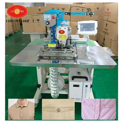 China Industrial Automatic Pocket Sewing Machine Computer Laser Bag Opener Sewing Machine Automatic Edger Sewing Machine for T-shirt for sale