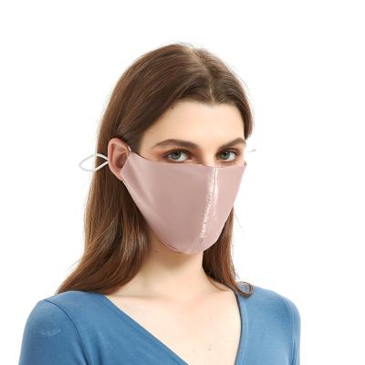 China 100% Silk Mouth Cover Silk Cloth Cover Maskes Pure Silk Washable Reusable Reusable Mouth Soundproof for sale