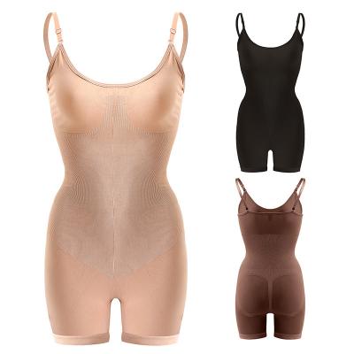 China Wholesale XUYA Color Firm Breathable Breast Support Gather Tight Postpartum Abdomen Bodysuit Waist And Hip Lift One Piece Body Shaper for sale