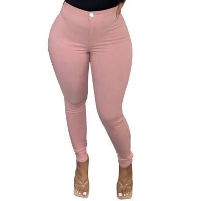 China XUYA New QUICK DRY Pure Colors 5X Women's Fat Girl Joker Use Skinny Jeans Plus Size Gaiters for sale