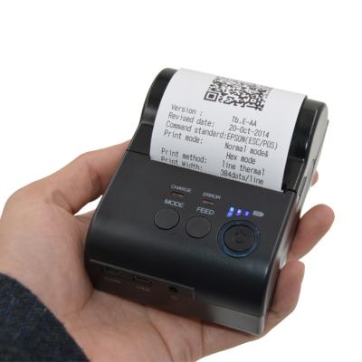 China 58mm Pocket 2inch Ticket POS Black And White Wireless Portable Handheld Mobile Thermal Mini Receipt Printer Android USB Printer For Smartphone for sale