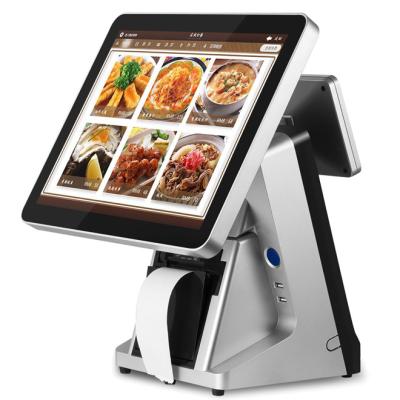 China China hot sale 15 inch touch screen banking touch screen pos all in one windows 10 pos terminal for supermarket 32G for sale