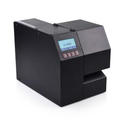 China New Arrival Black And White Ribbon Saved To Clothe Approved Business Card Label Printer Single Sheet Certificate Single Sheet Barcode Label Printer for sale